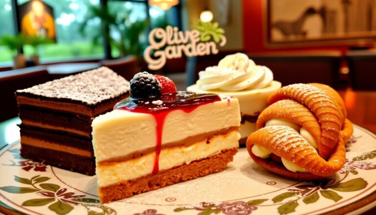 Olive Garden Dessert Menu