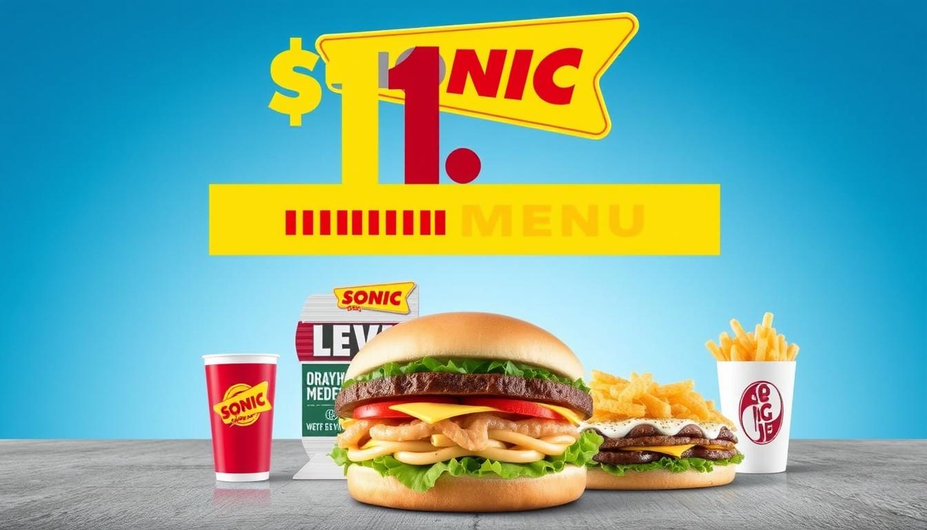 Sonic $1.99 Menu