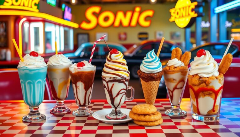 Sonic Dessert Menu