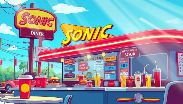 Sonic Happy Hour Menu