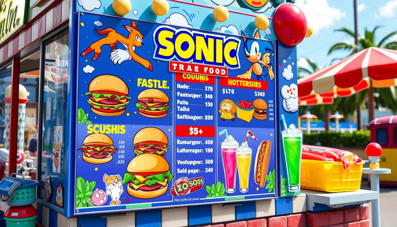 Sonic Menu
