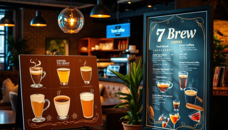 7 brew coffee menu