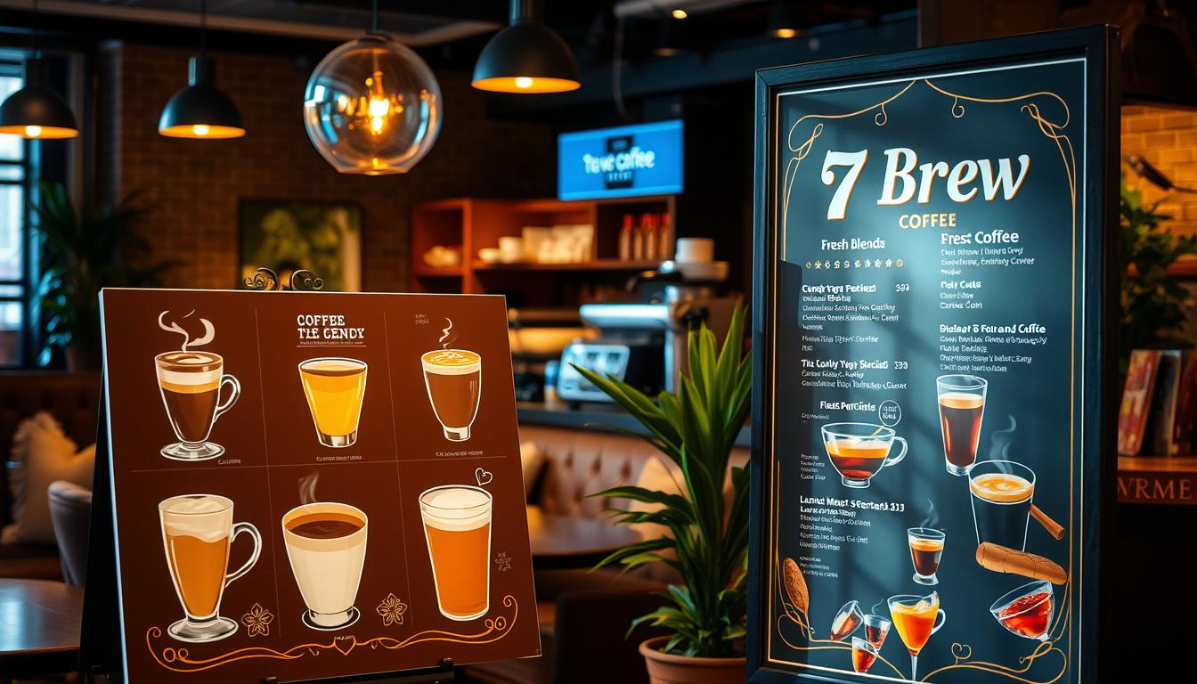 7 brew coffee menu