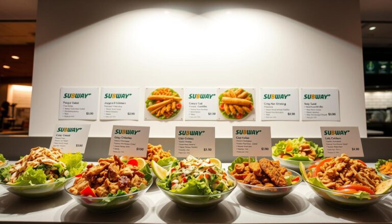 Subway Chicken Salad menu