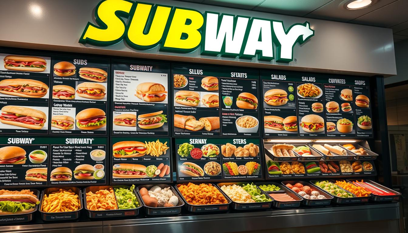 Subway full menu