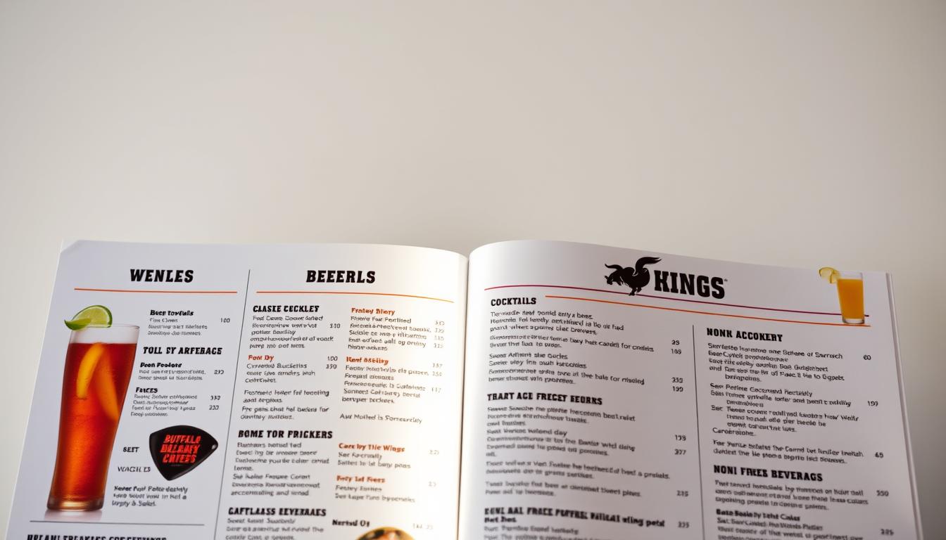 buffalo wild wings drink menu