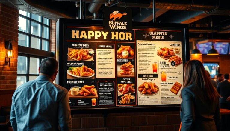 buffalo wild wings happy hour menu