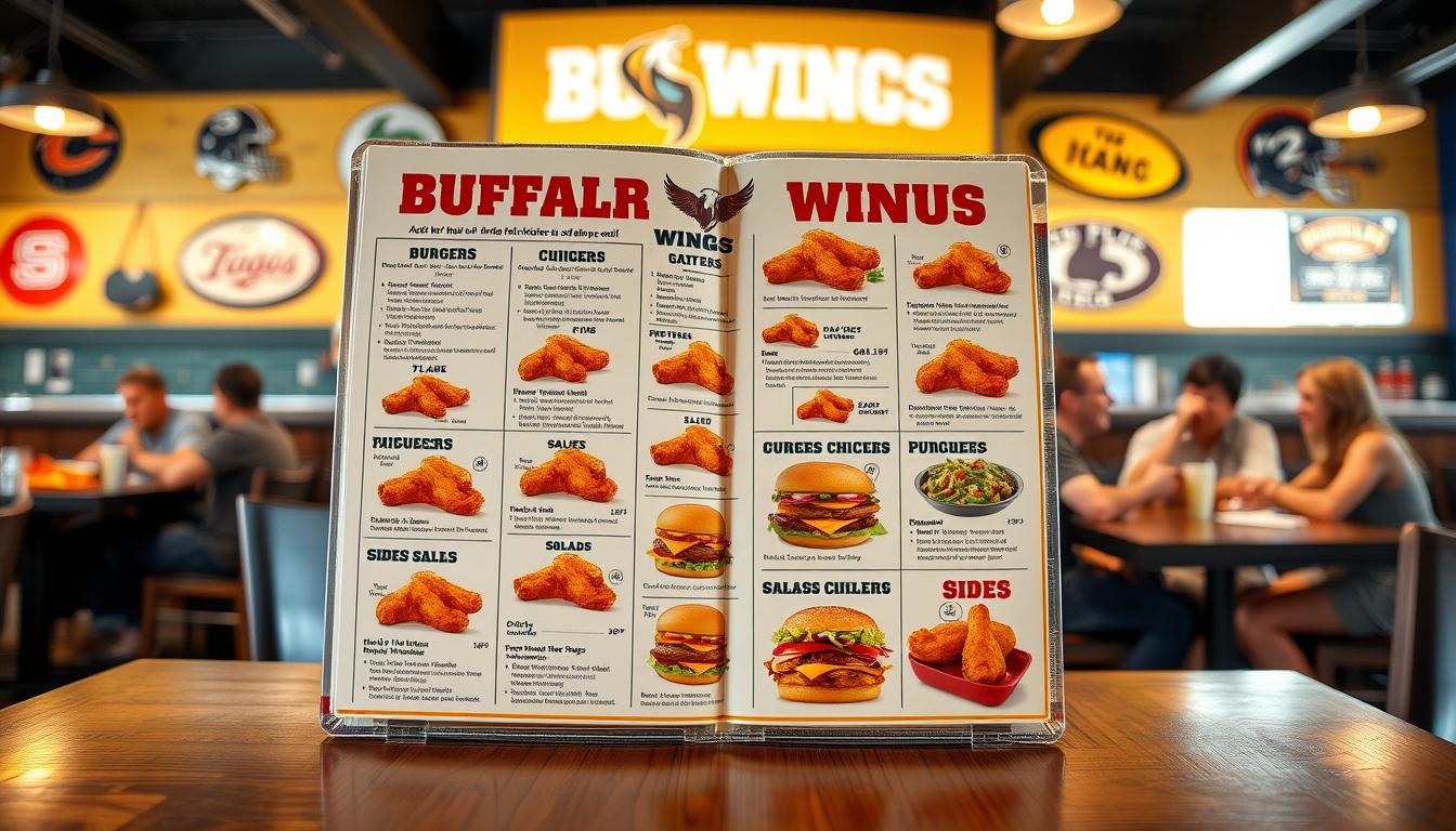 buffalo wild wings lunch menu