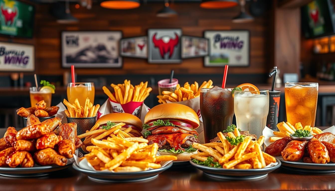 buffalo wild wings menu