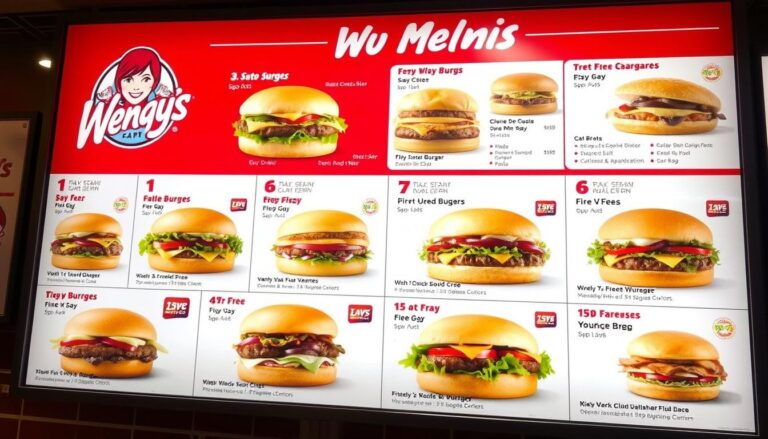 Wendy’s Burger Menu With Prices