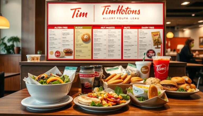 tim hortons allergy menu