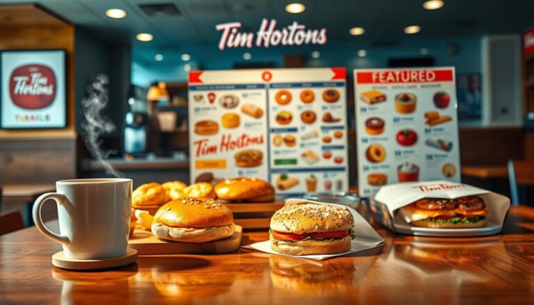tim hortons menu