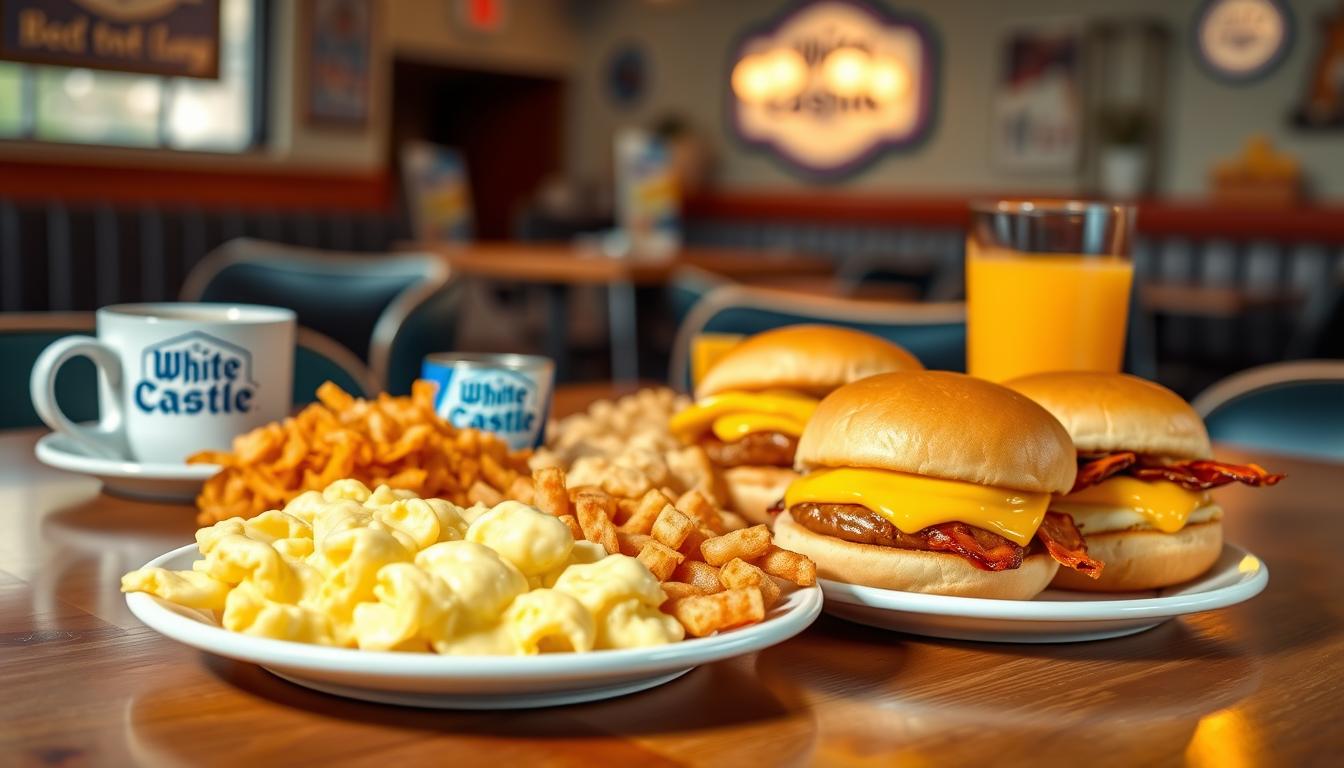 white castle breakfast menu