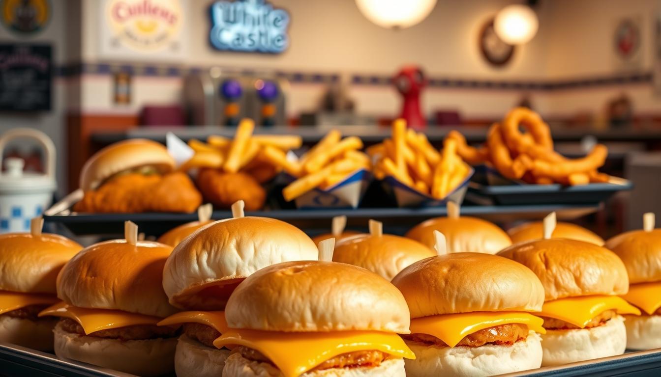 white castle burgers menu